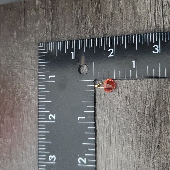 Ruby Crystal Pendant P311 - Picture 4 of 4